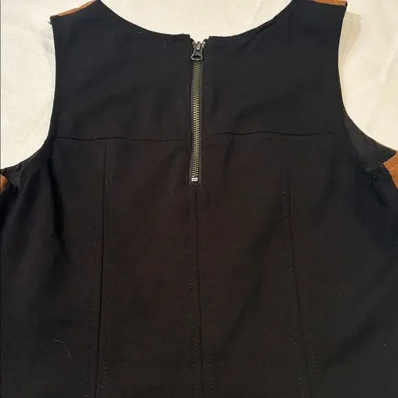 Sanctuary Women's Faux Brown Suede Shift Dress Size XS - Picture 6 of 10